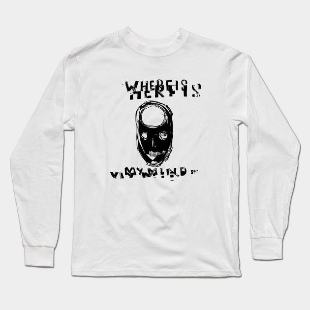 Where Is My Mind? - Pixies - Illustrated Lyrics Long Sleeve T-Shirt by bangart